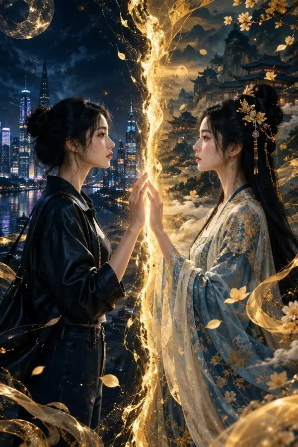 黄豆短剧穿越重生题材海报：再来一次，这次换我赢