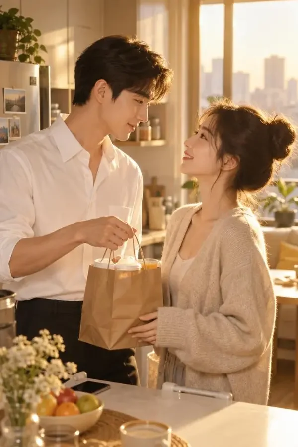 黄豆短剧《甜妻驾到：闪婚老公超黏人》封面